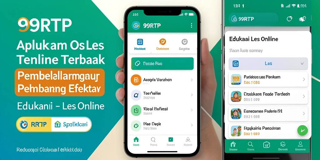 Tampilan antarmuka aplikasi Les Online 99RTP yang ramah pengguna.