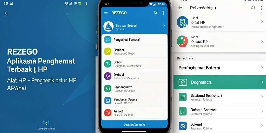 Tampilan antarmuka utama REZEGO yang intuitif dan mudah digunakan.